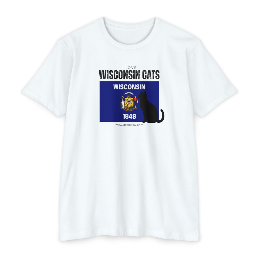 Wisconsin Cats Unisex CVC Jersey T - shirt - T - Shirt - Epileptic Al’s Shop