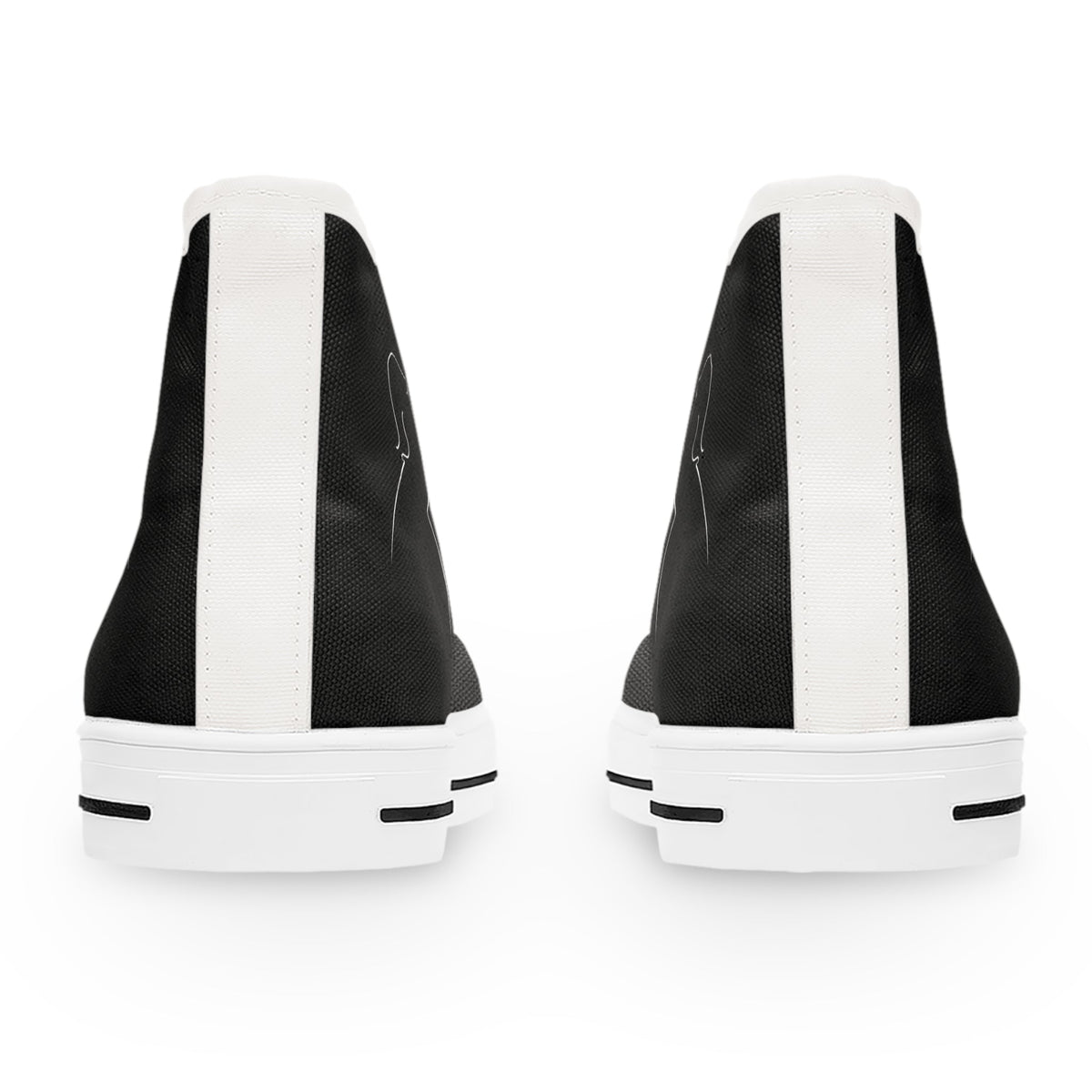 Women’s Black High-Top Sneakers – Political Parody Statement Shoes - Shoes, Sneakers - EpiAl's Shop