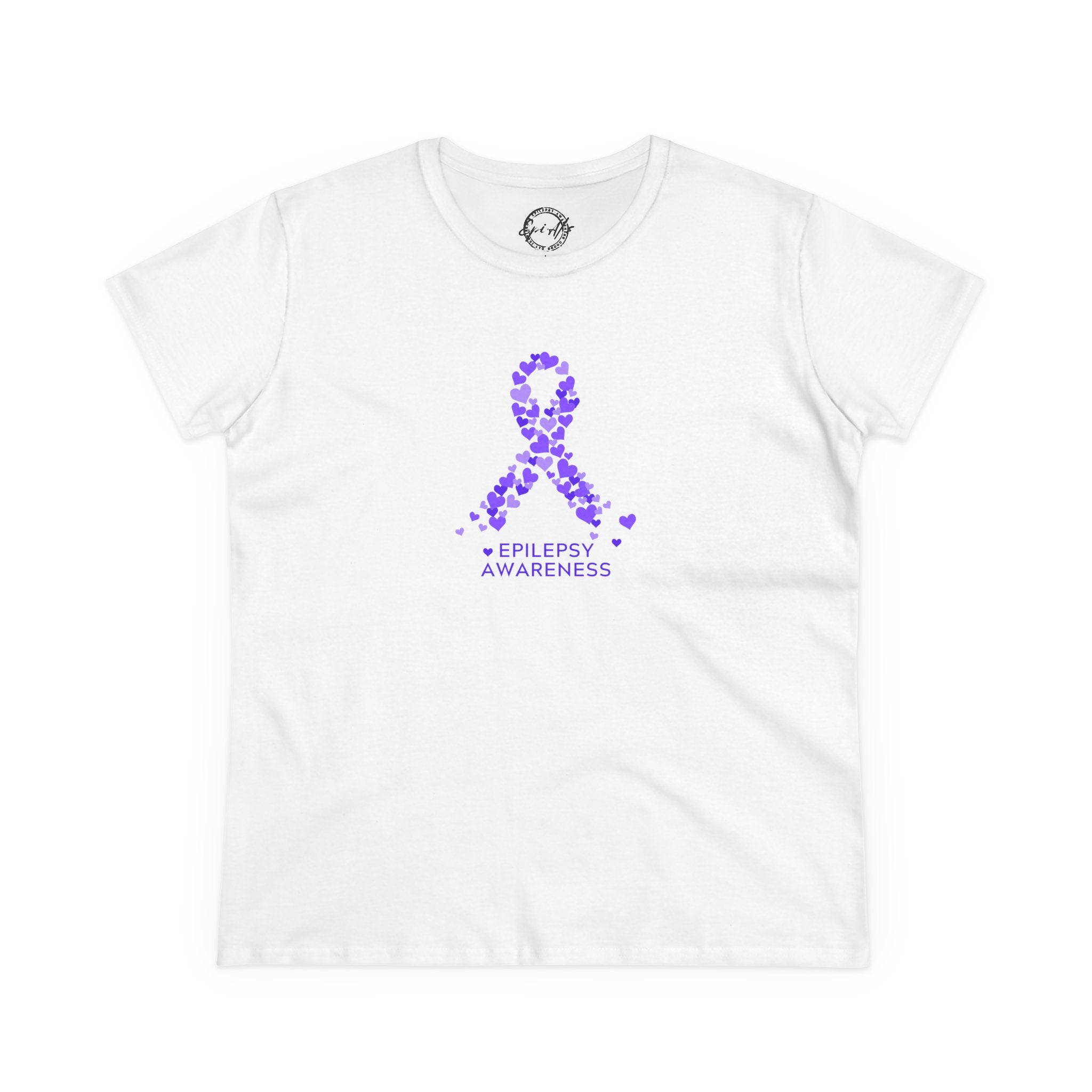 Women's Epilepsy Awareness Tee, Purple Ribbon Shirt - Clothing, T-shirts - EpiAl's Shop