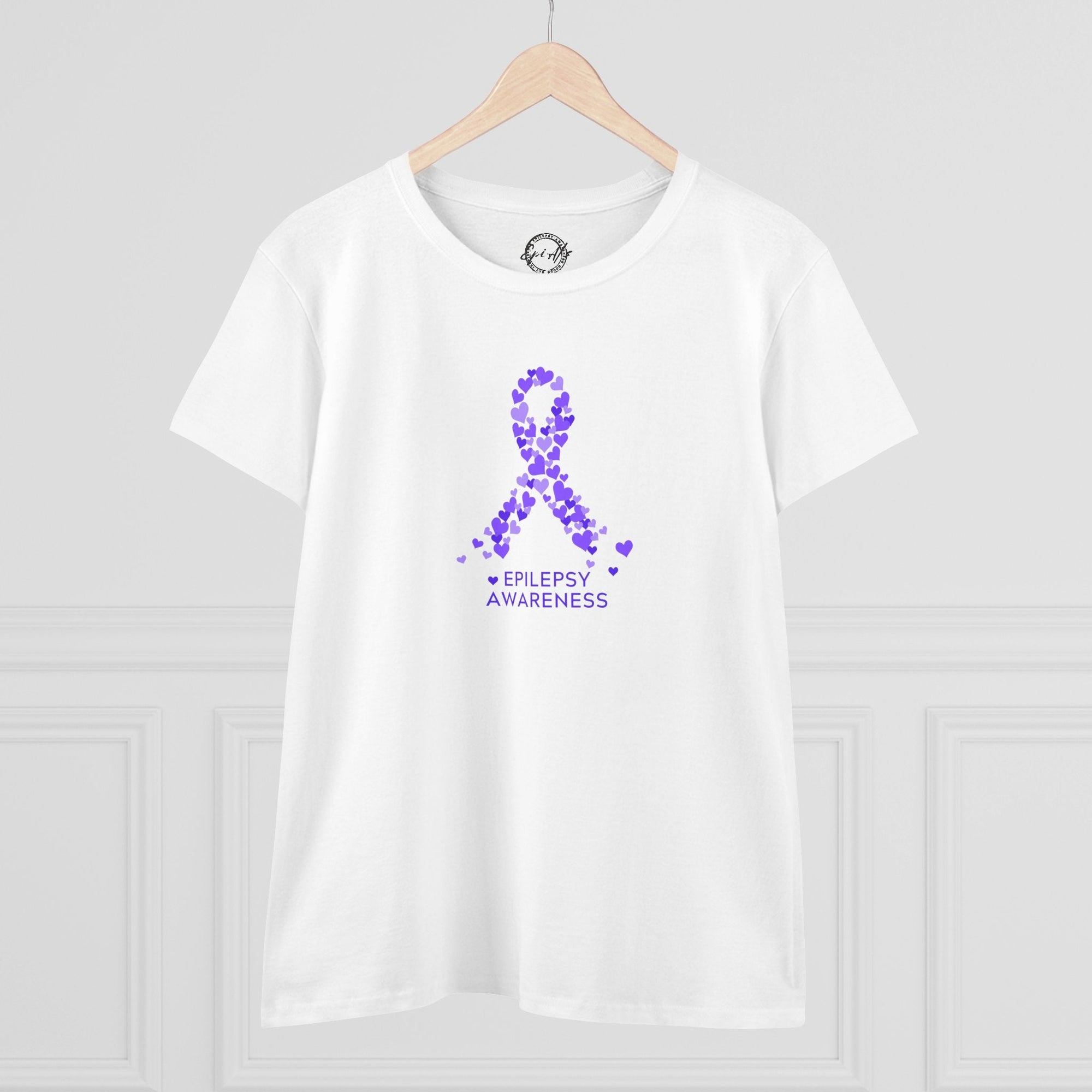 Women's Epilepsy Awareness Tee, Purple Ribbon Shirt - Clothing, T-shirts - EpiAl's Shop