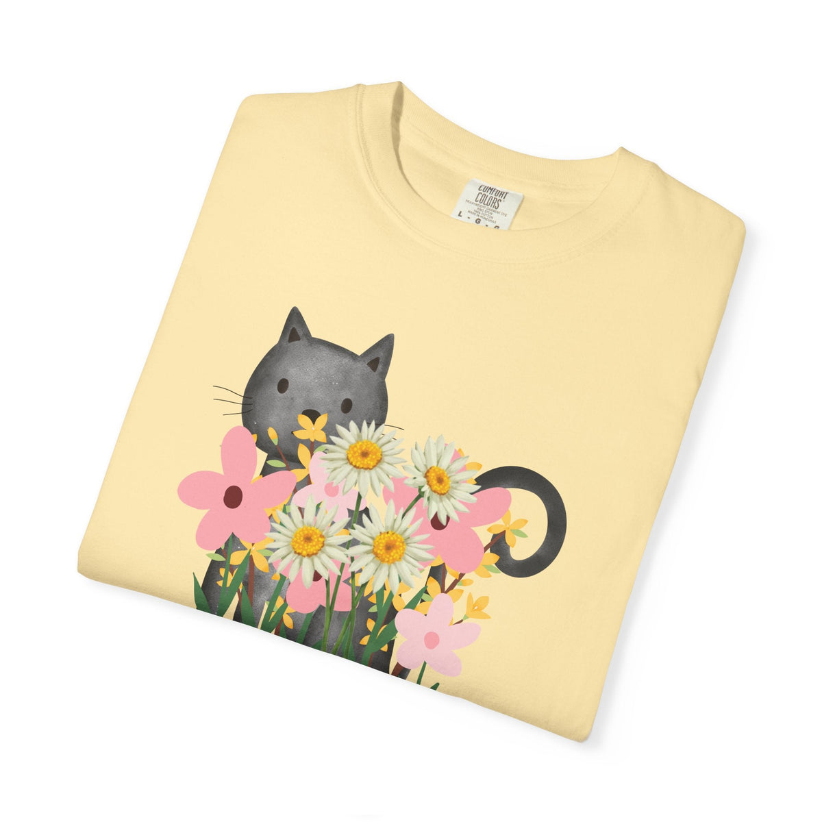 Women’s Floral Cat T-Shirt - Clothing, Women, T-Shirts - EpiAl's Shop