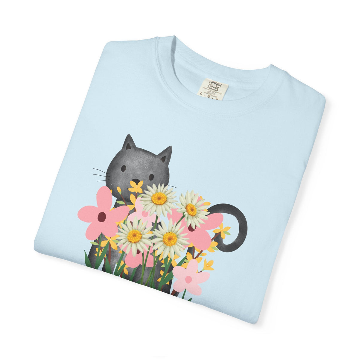 Women’s Floral Cat T-Shirt - Clothing, Women, T-Shirts - EpiAl's Shop