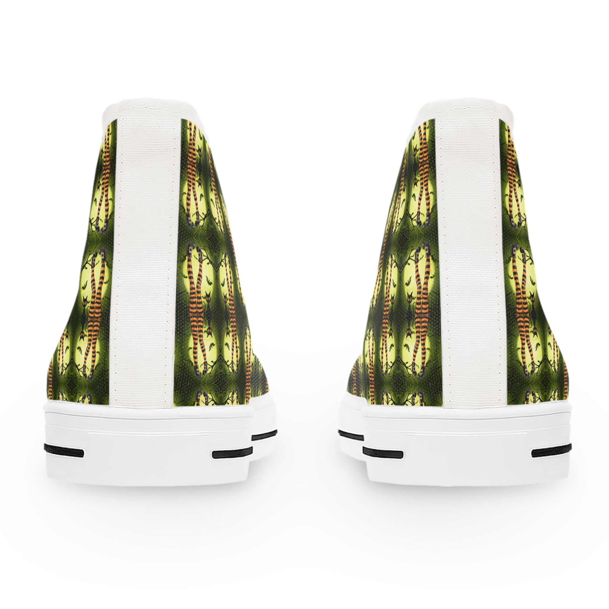 Women’s High Top Sneakers with Halloween Cat Lady Design - Shoes & Sneakers - EpiAl's Shop