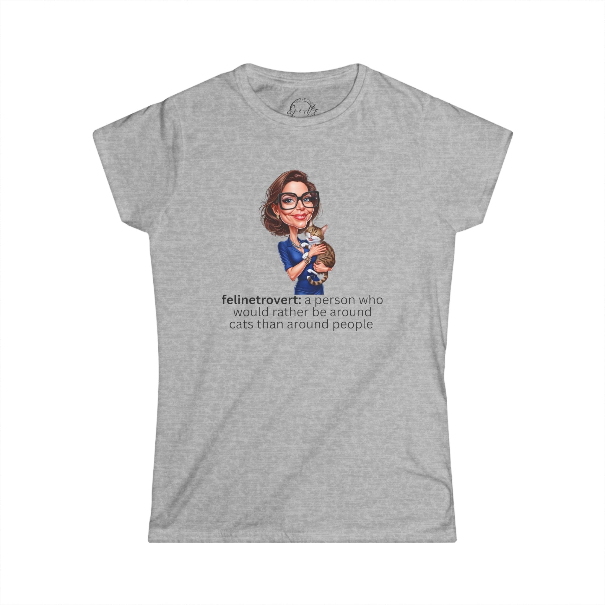 Women's Tee: Felinetrovert Definition Shirt - Clothing, T-shirts - EpiAl's Shop