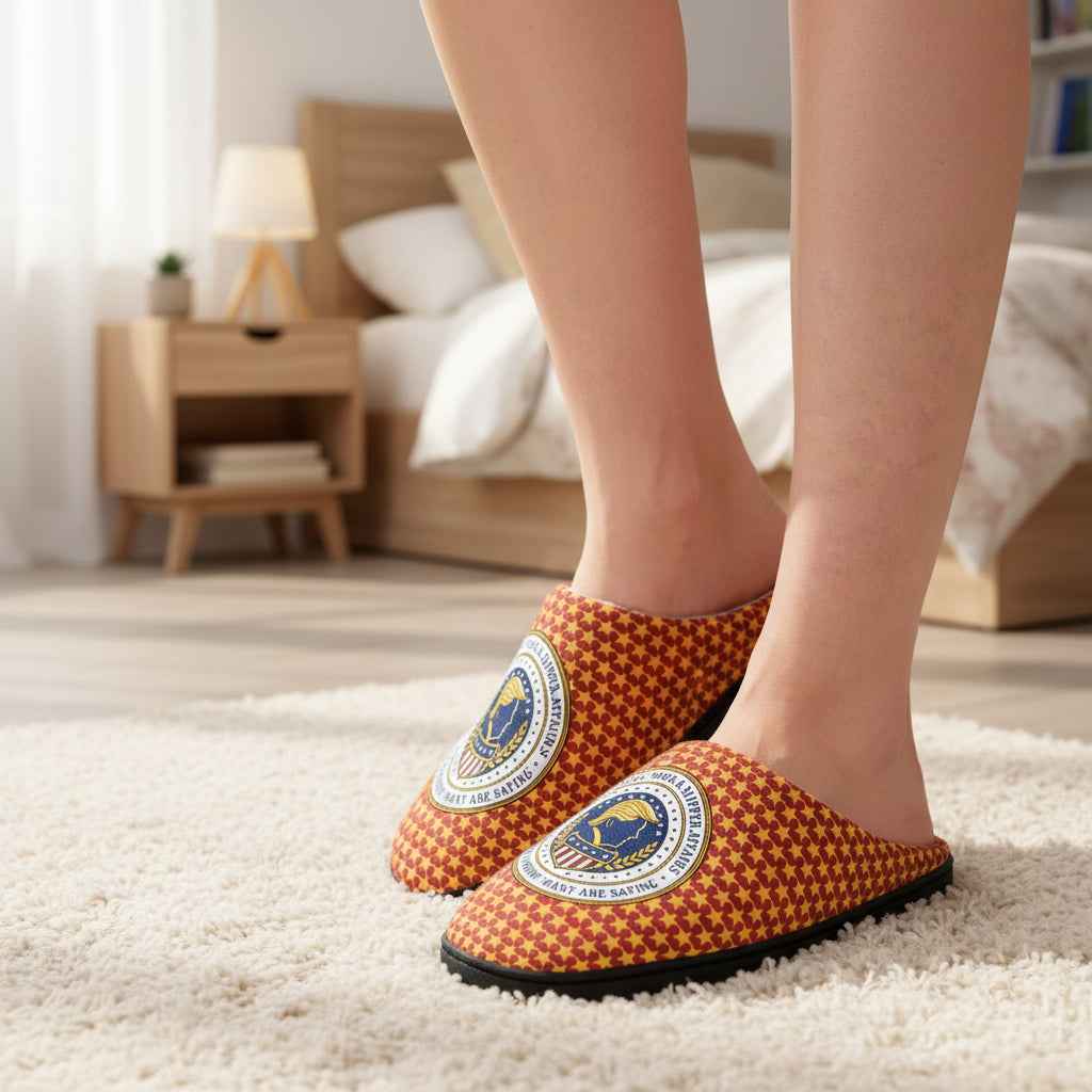Women's U.S. Bureau of Sock & Slipper Affairs Slippers – Faux Seal House Shoes - Shoes. Slippers - EpiAl's Shop