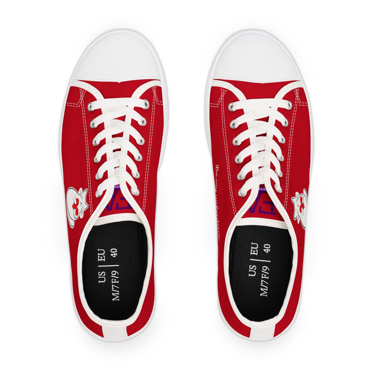Women’s Valentine Cat Low-Top Sneakers | EpilepticAL - Shoes, Sneakers - EpiAl's Shop