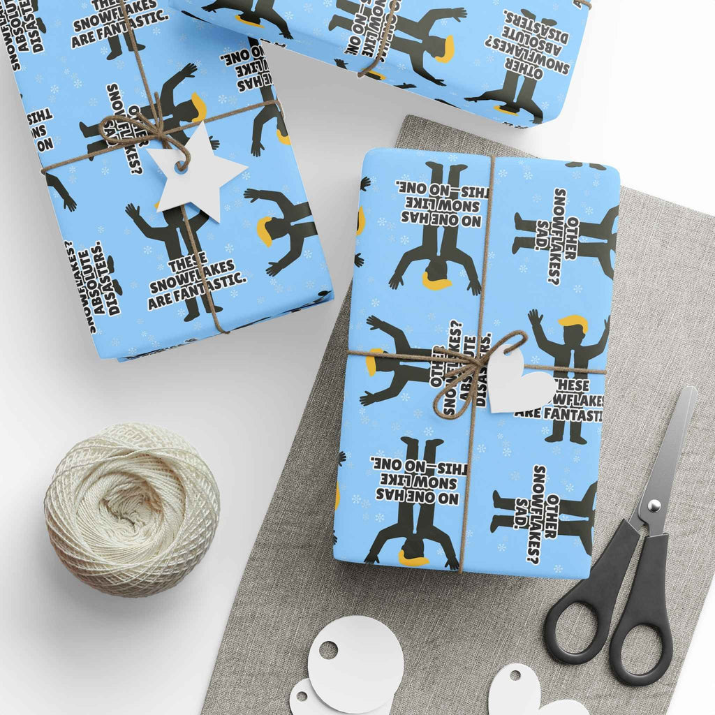 “World-Class Snowflakes” Political Parody Gift Wrap - Gift Wrap, Paper - EpiAl's Shop