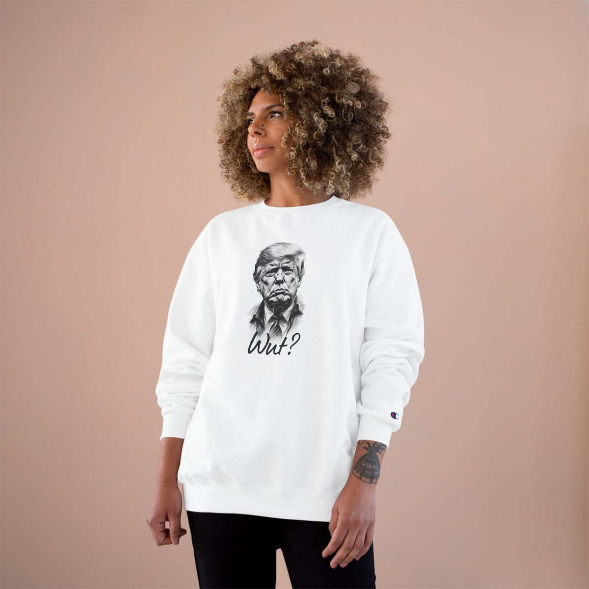 Wut Patriotic Champion Sweatshirt, Trump - Clothing, Sweatshirts - EpiAl's Shop