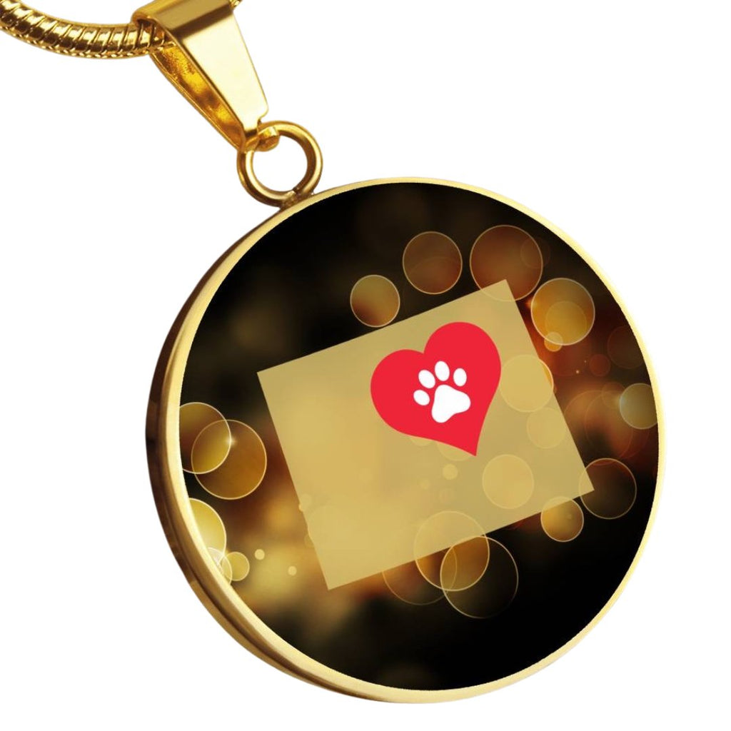 Wyoming luvs Cats Necklace - Jewelry - Epileptic Al’s Shop