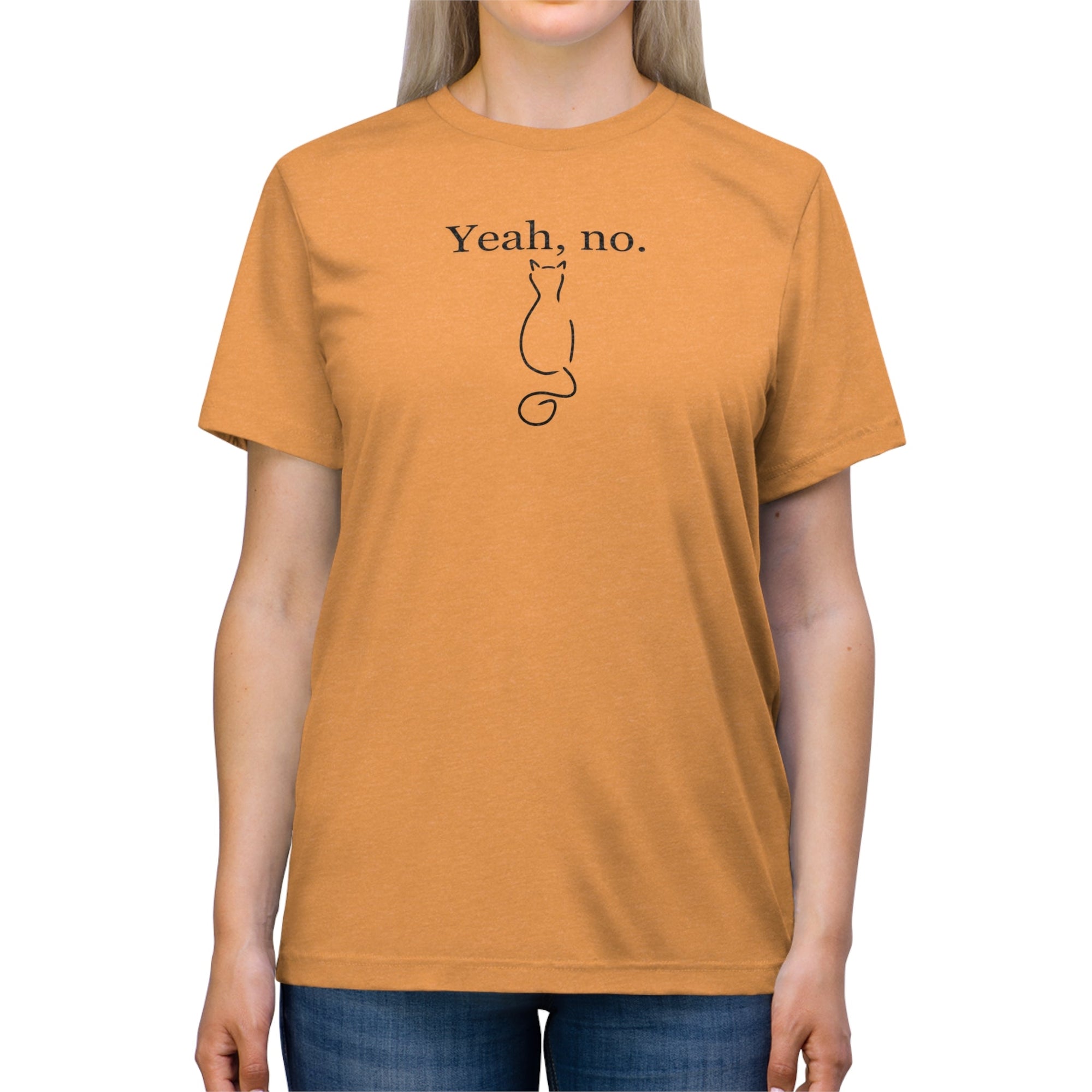 Yeah No Unisex Triblend Tee - T - Shirt - Epileptic Al’s Shop