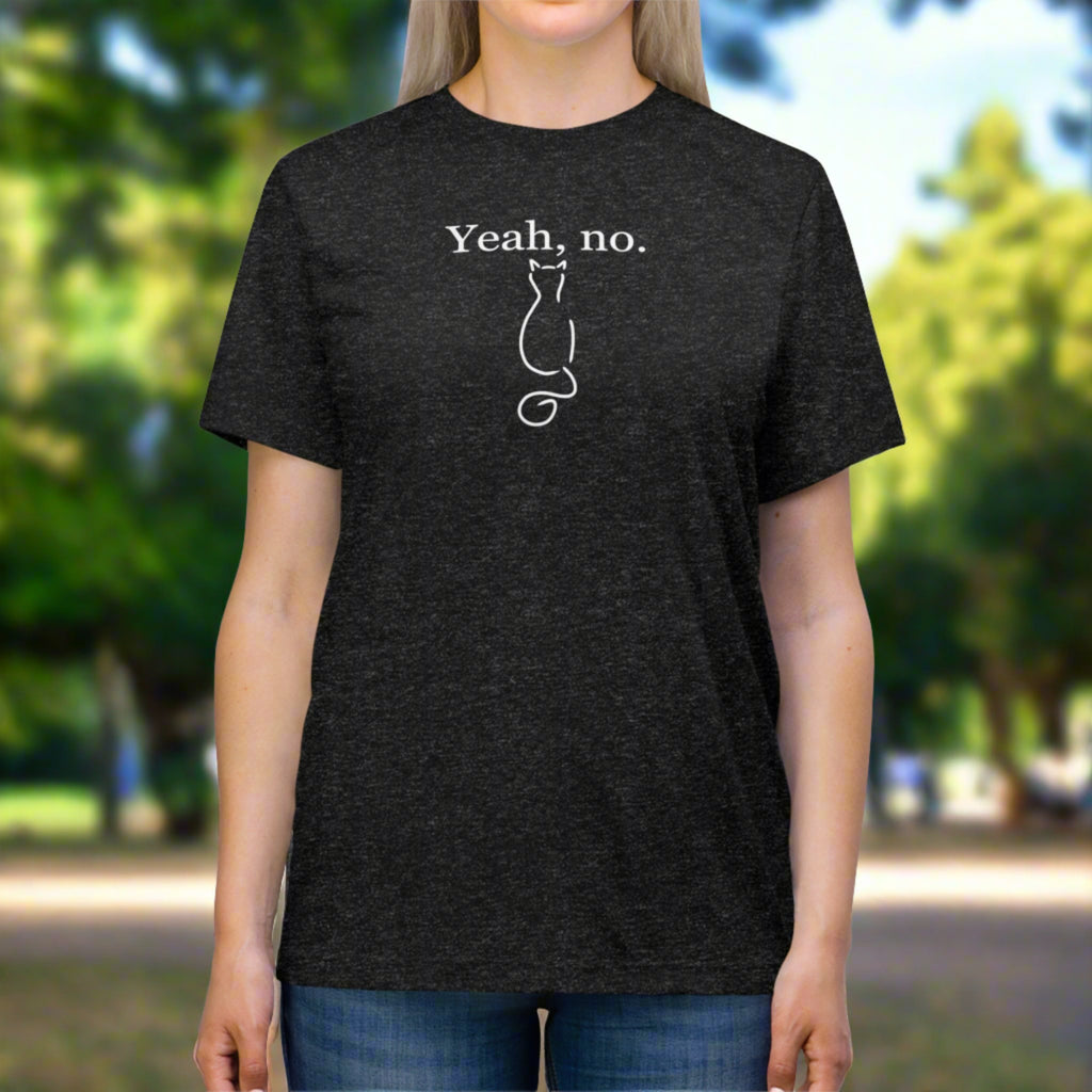 Yeah No Unisex Triblend Tee - T - Shirt - Epileptic Al’s Shop