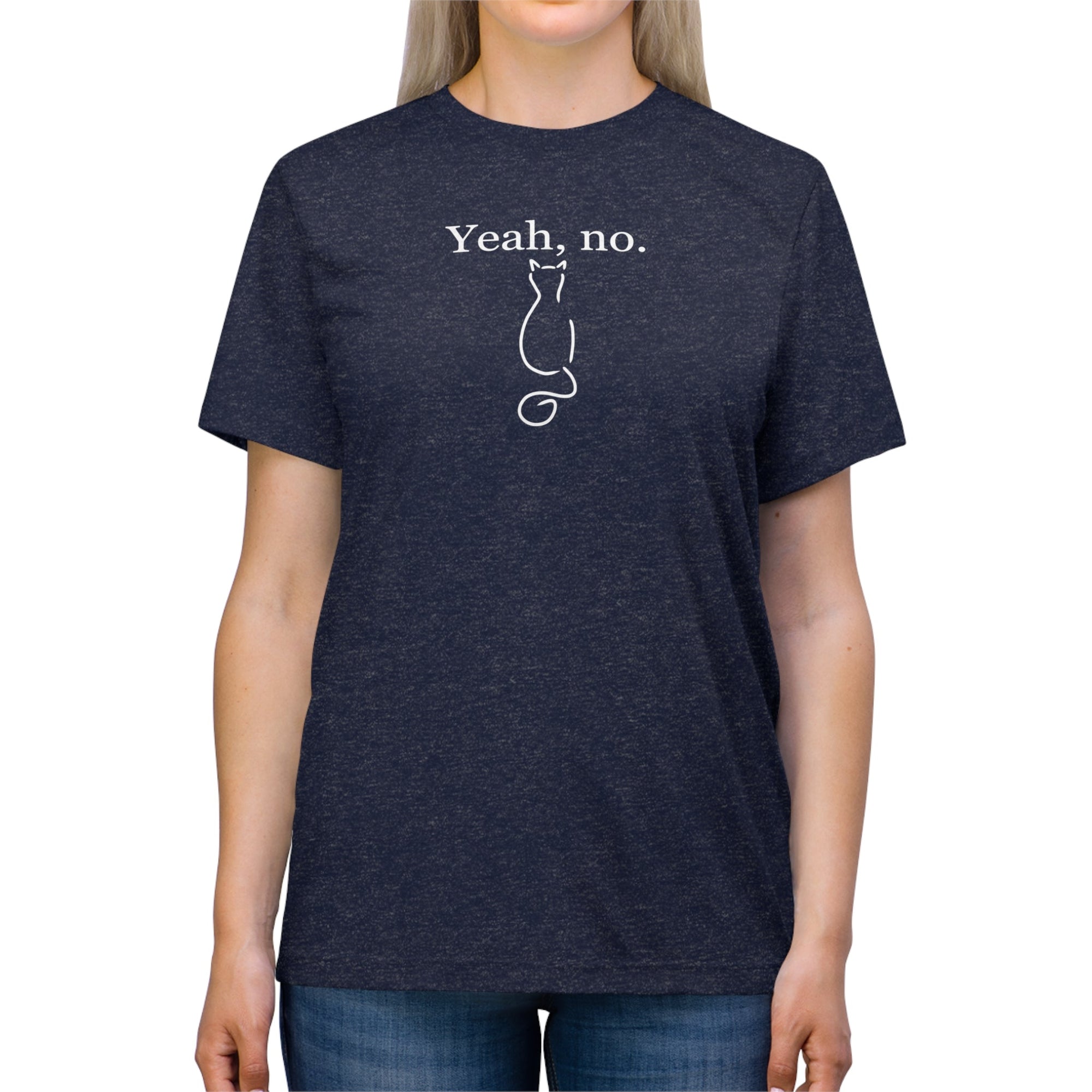 Yeah No Unisex Triblend Tee - T - Shirt - Epileptic Al’s Shop