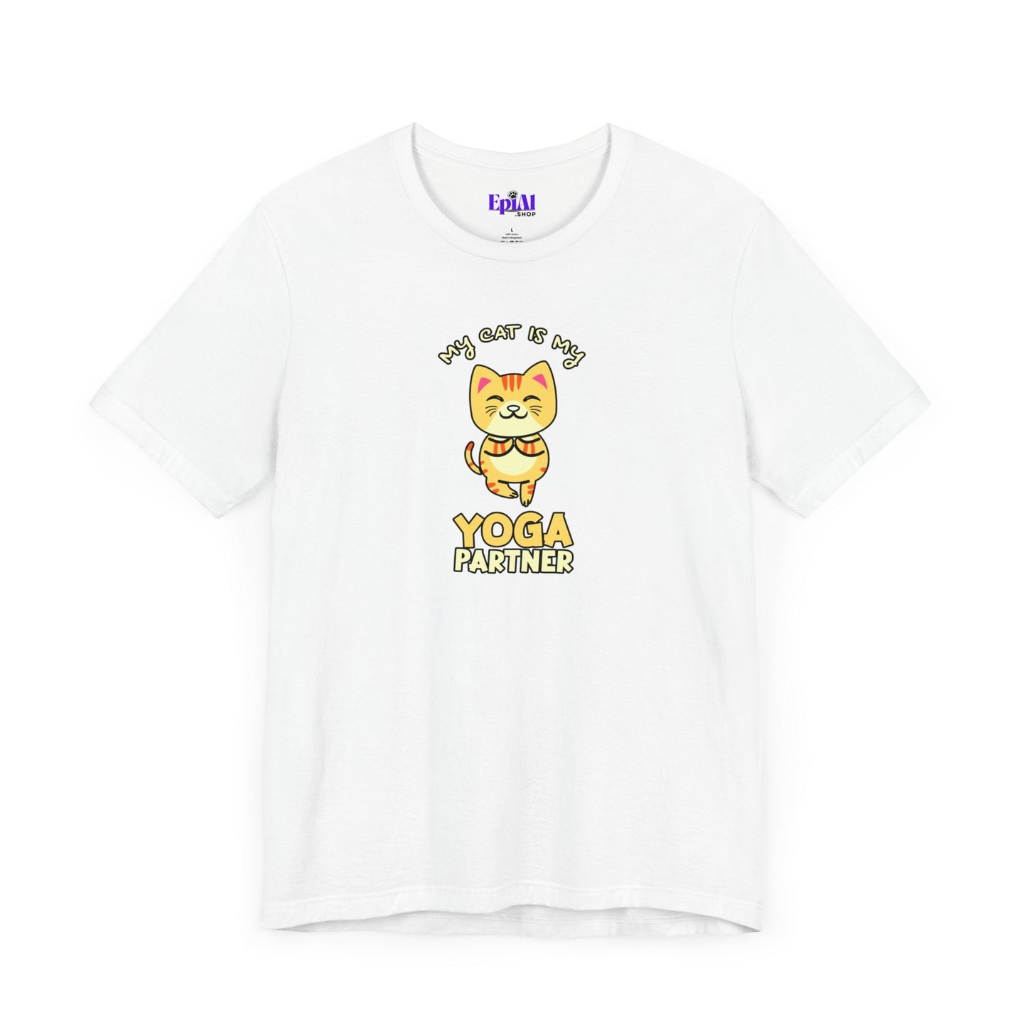Yoga Cat Unisex Jersey Short Sleeve Tee - T - Shirt - Epileptic Al’s Shop