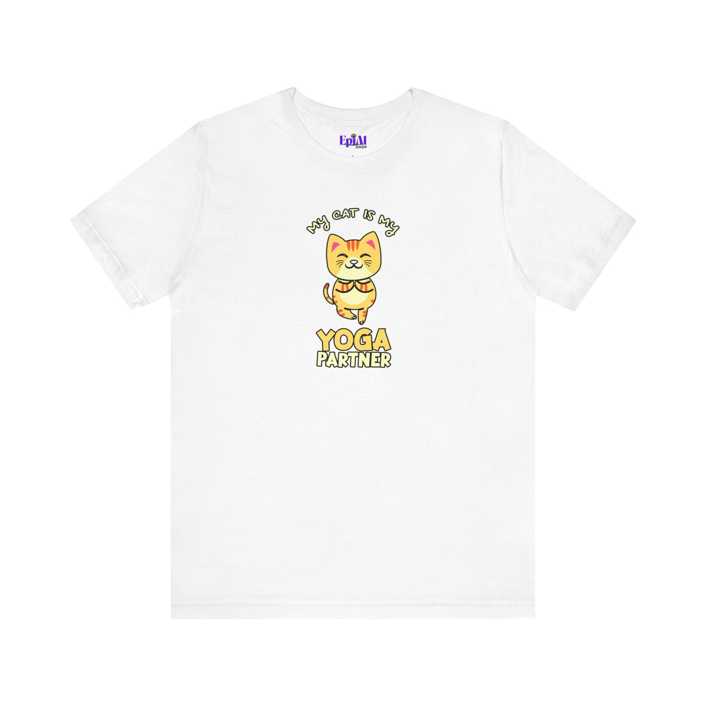Yoga Cat Unisex Jersey Short Sleeve Tee - T - Shirt - Epileptic Al’s Shop