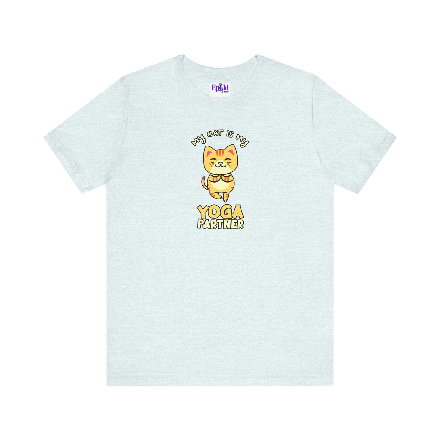 Yoga Cat Unisex Jersey Short Sleeve Tee - T - Shirt - Epileptic Al’s Shop