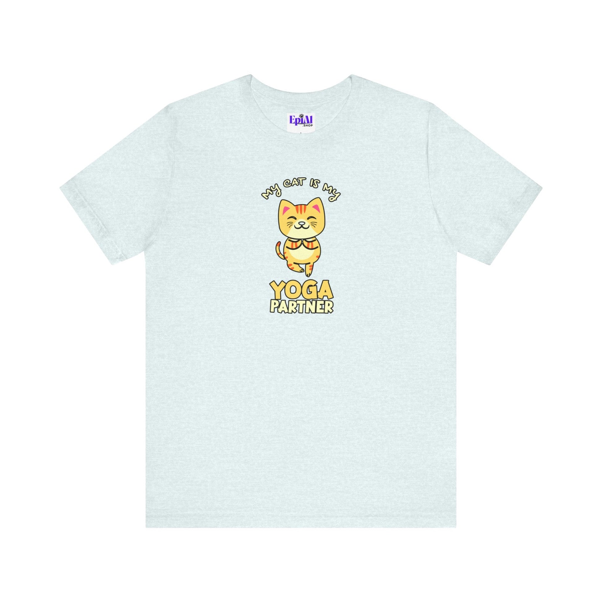 Yoga Cat Unisex Jersey Short Sleeve Tee - T - Shirt - Epileptic Al’s Shop
