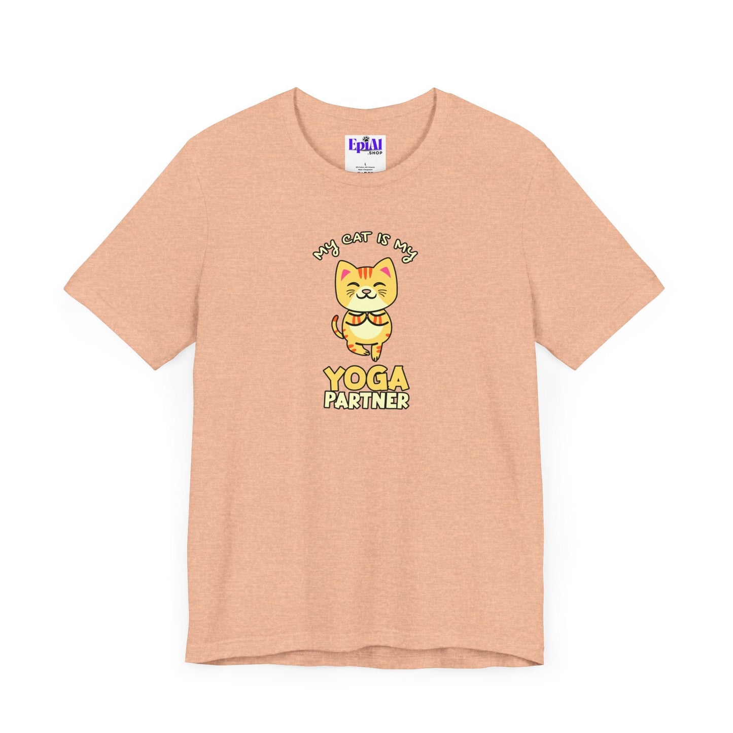 Yoga Cat Unisex Jersey Short Sleeve Tee - T - Shirt - Epileptic Al’s Shop