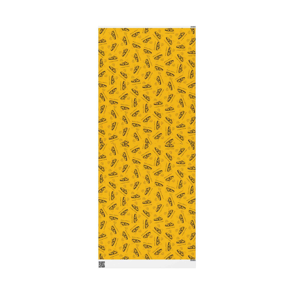 Zoomies Road Trip Cat Wrapping Paper – Golden Sketch Gift Wrap with Racing Cat Design - Gift Wrap, Paper - EpiAl's Shop