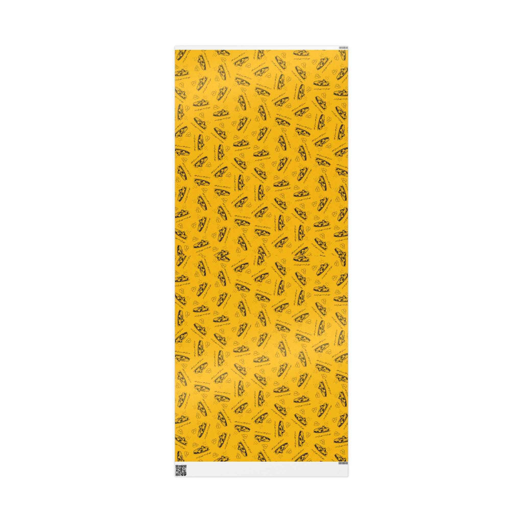 Zoomies Road Trip Cat Wrapping Paper – Golden Sketch Gift Wrap with Racing Cat Design - Gift Wrap, Paper - EpiAl's Shop
